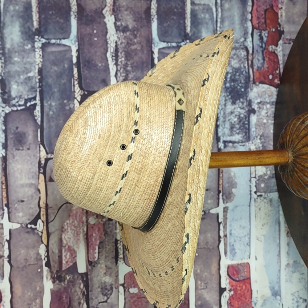 Sahuayo "Pecos" Woven Straw Hat - Picture 5 of 10
